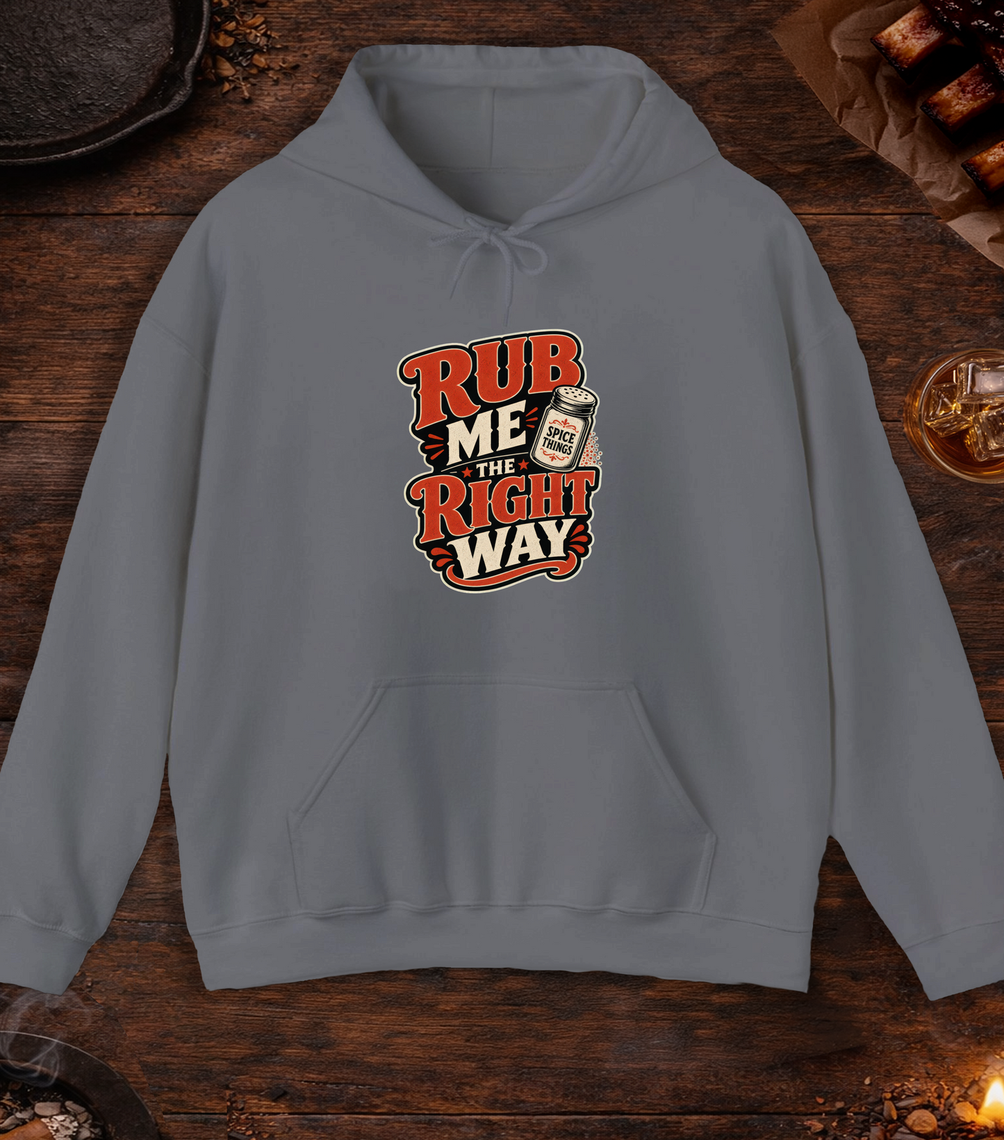 Rub Right Hoodie - Charcoal