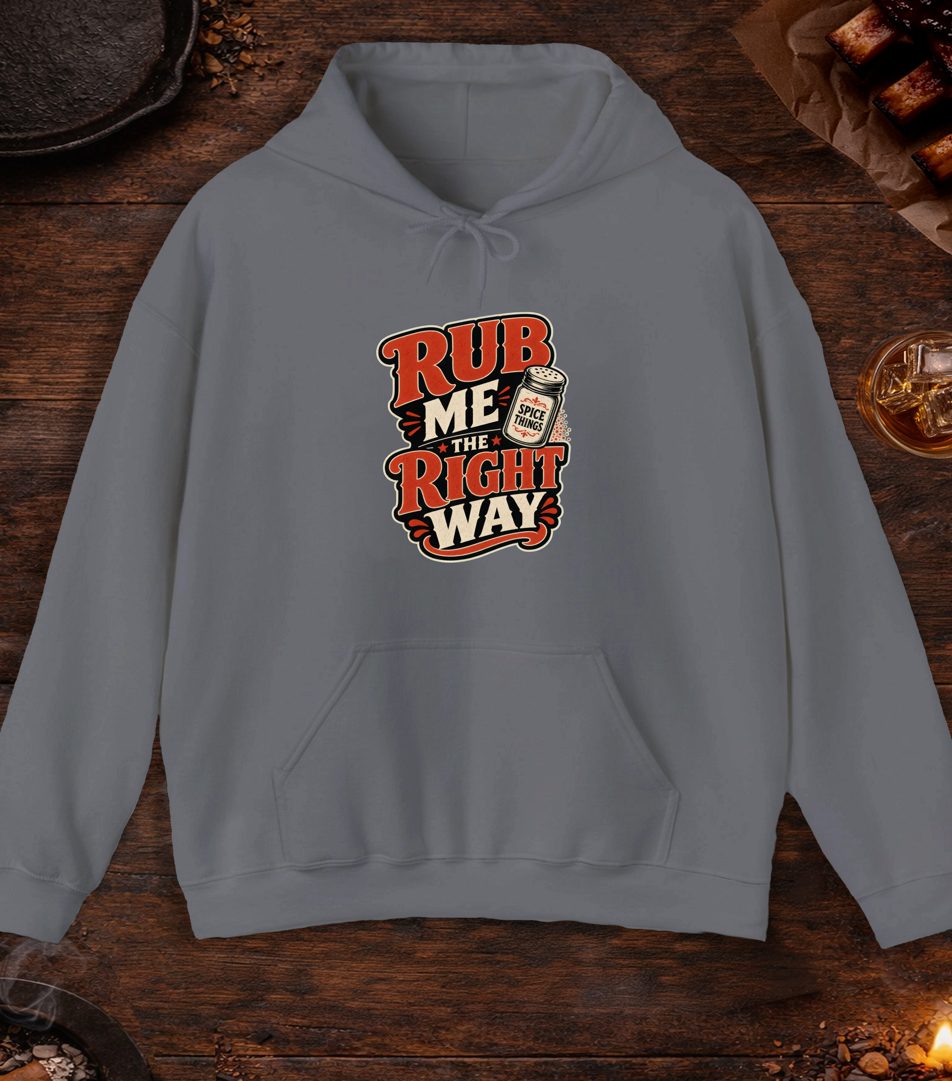 Rub Right Hoodie - Charcoal