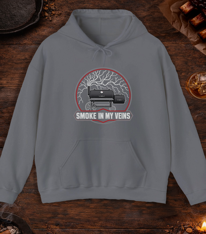 Smoke in My Veins Hoodie - Charcoal