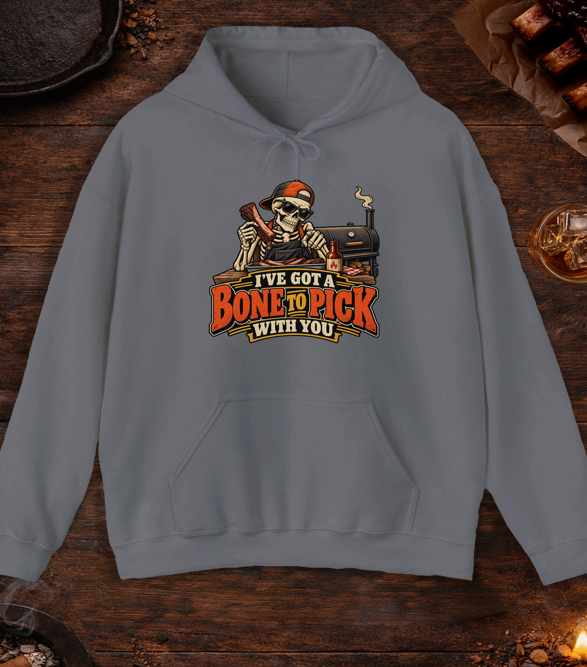 Bone Pick - Charcoal