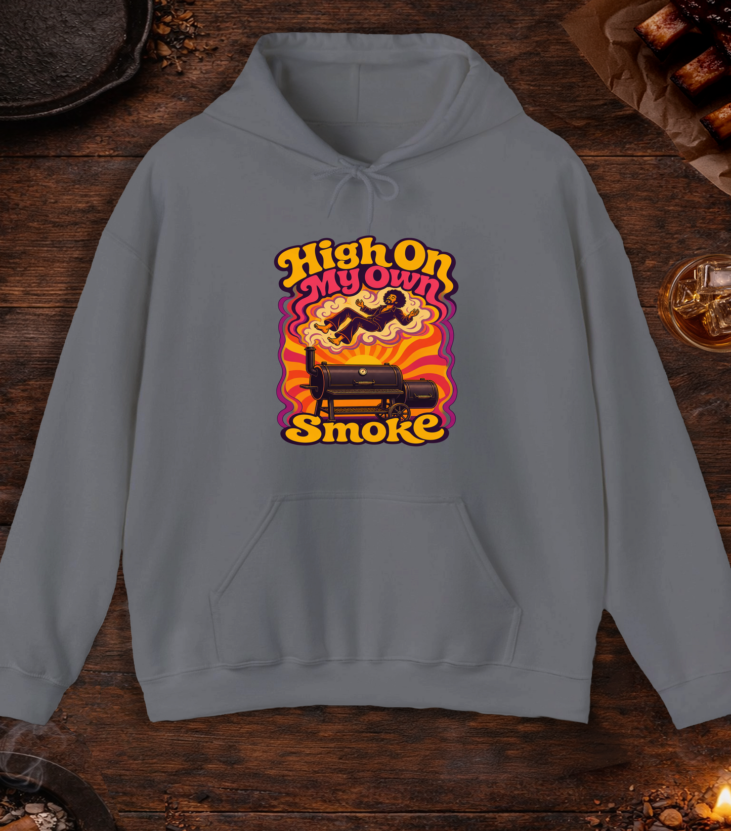 My Own Smoke Hoodie - Charcoal
