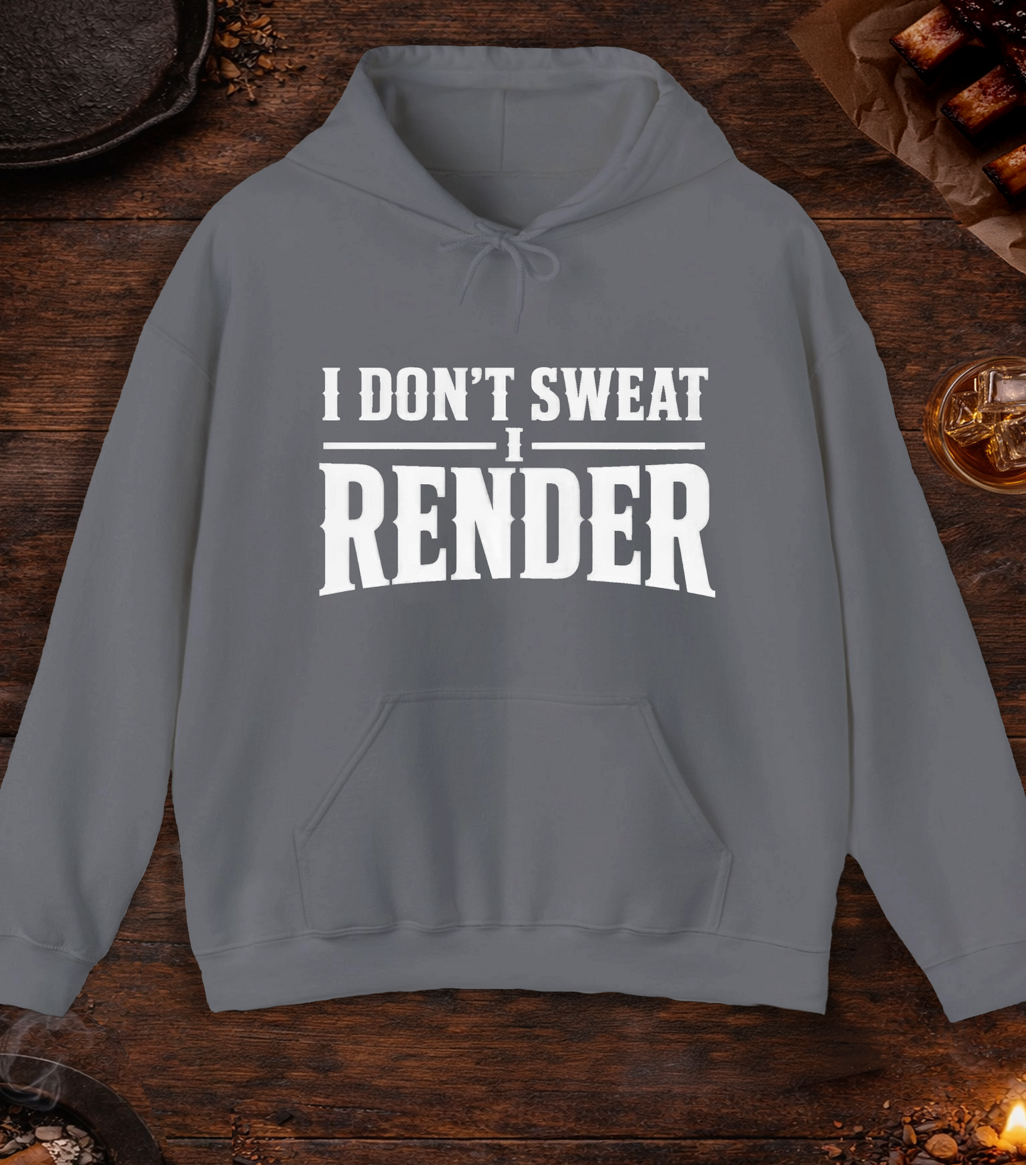 I Render Hoodie - Charcoal