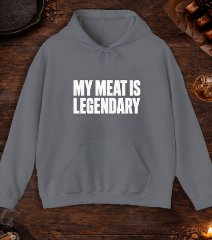 My Meat Is Legend Hoodie - Charcoal