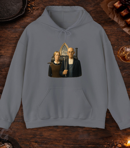 Pitmaster American Hoodie - Charcoal