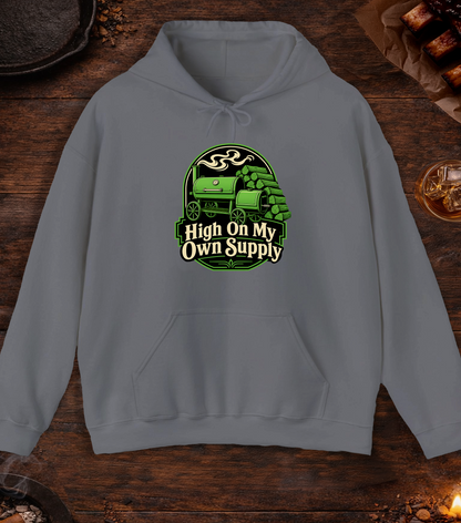 High On My Own Supply Hoodie - Charcoal