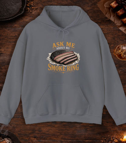 Ask About Smoke Ring Hoodie - Charcoal