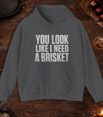 I Need a Brisket Hoodie - Dark Heather
