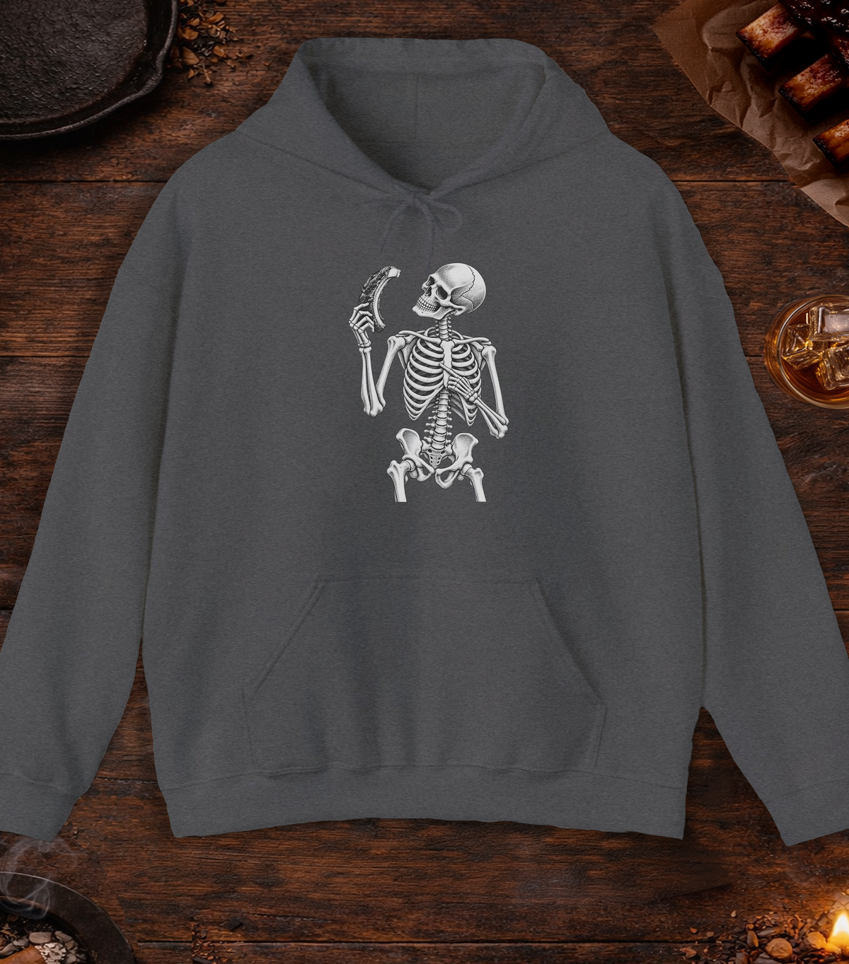 Skeleton Rib - Dark Heather
