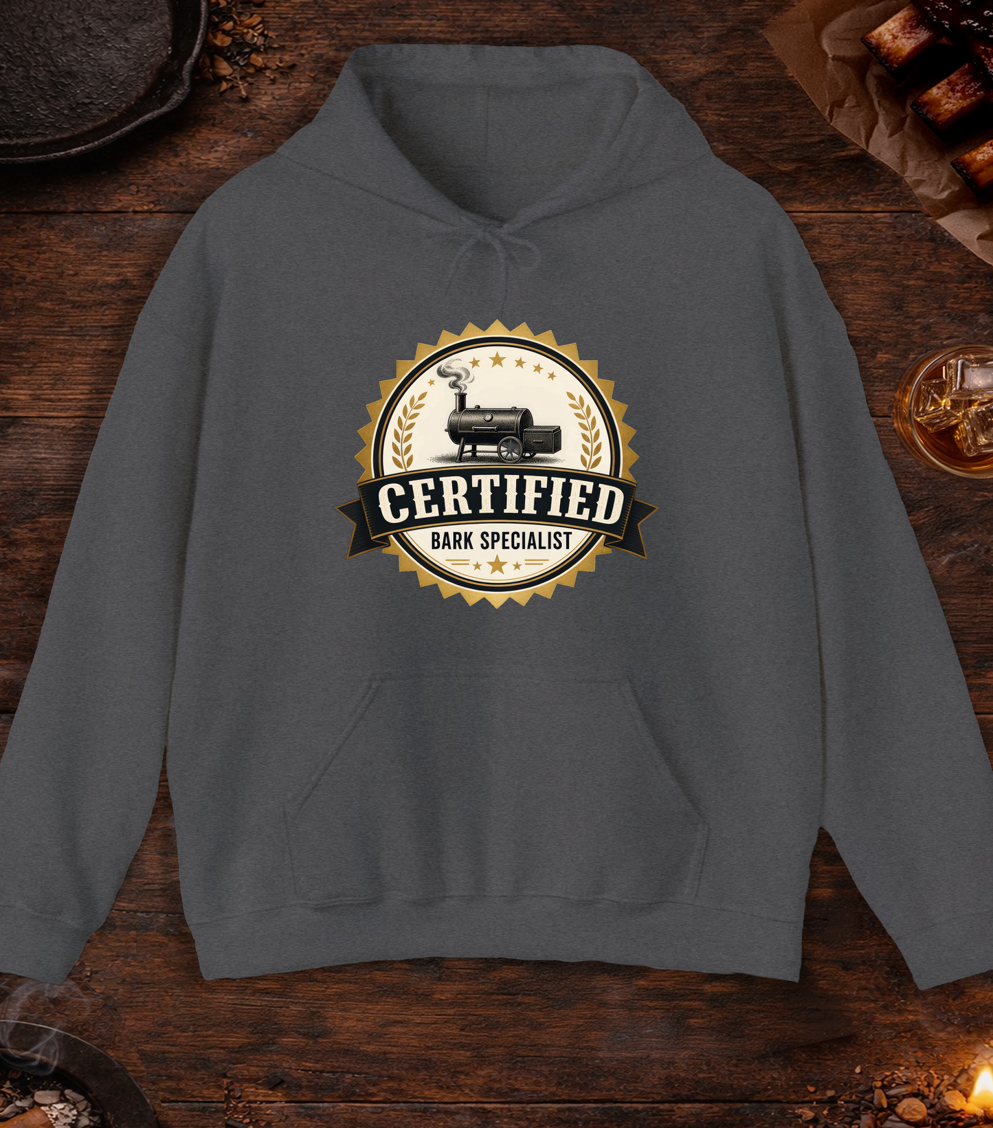 Certified Bark Specialist Hoodie - Dark Heather