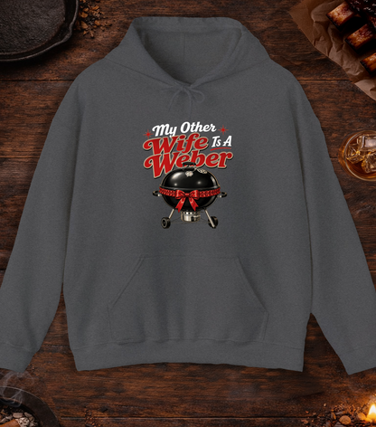 Wife Weber Hoodie - Dark Heather