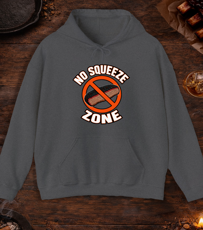 No Squeeze Zone Hoodie - Dark Heather