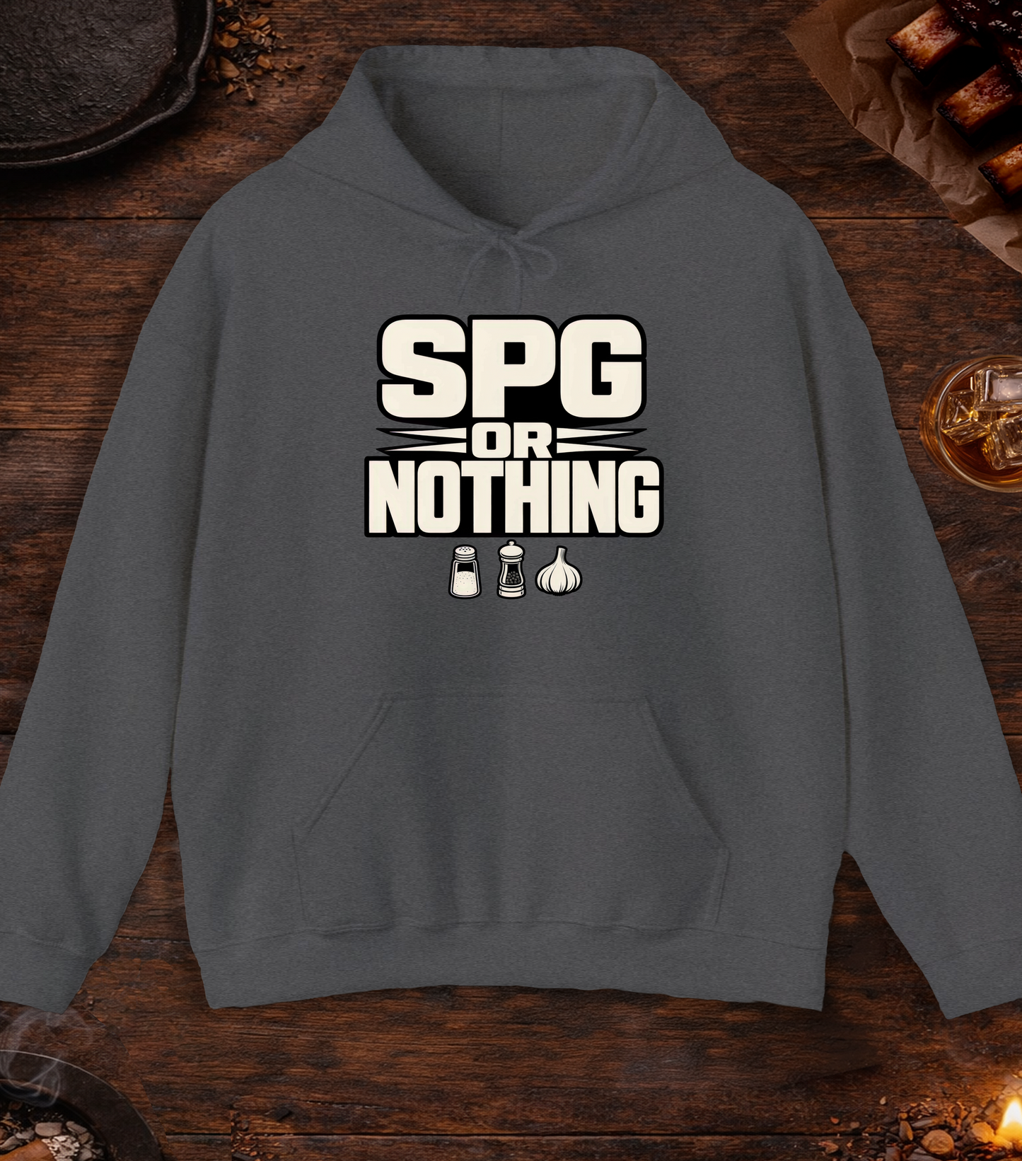 SPG or Nothing Hoodie - Dark Heather