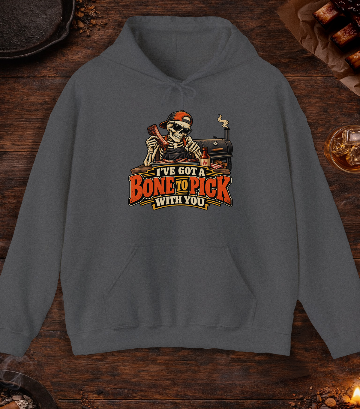 Bone Pick - Dark Heather