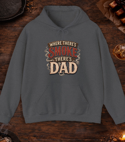Where There's Smoke Hoodie - Dark Heather