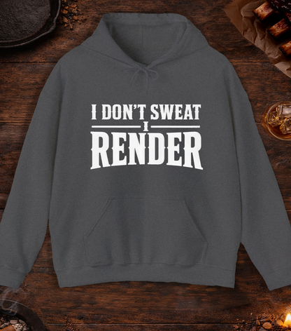 I Render Hoodie - Dark Heather