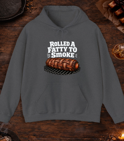 Rolled A Fatty Hoodie - Dark Heather