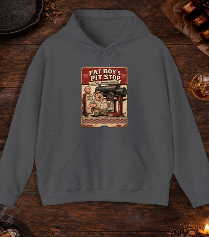 Fat Boy's Matchbook Hoodie - Dark Heather