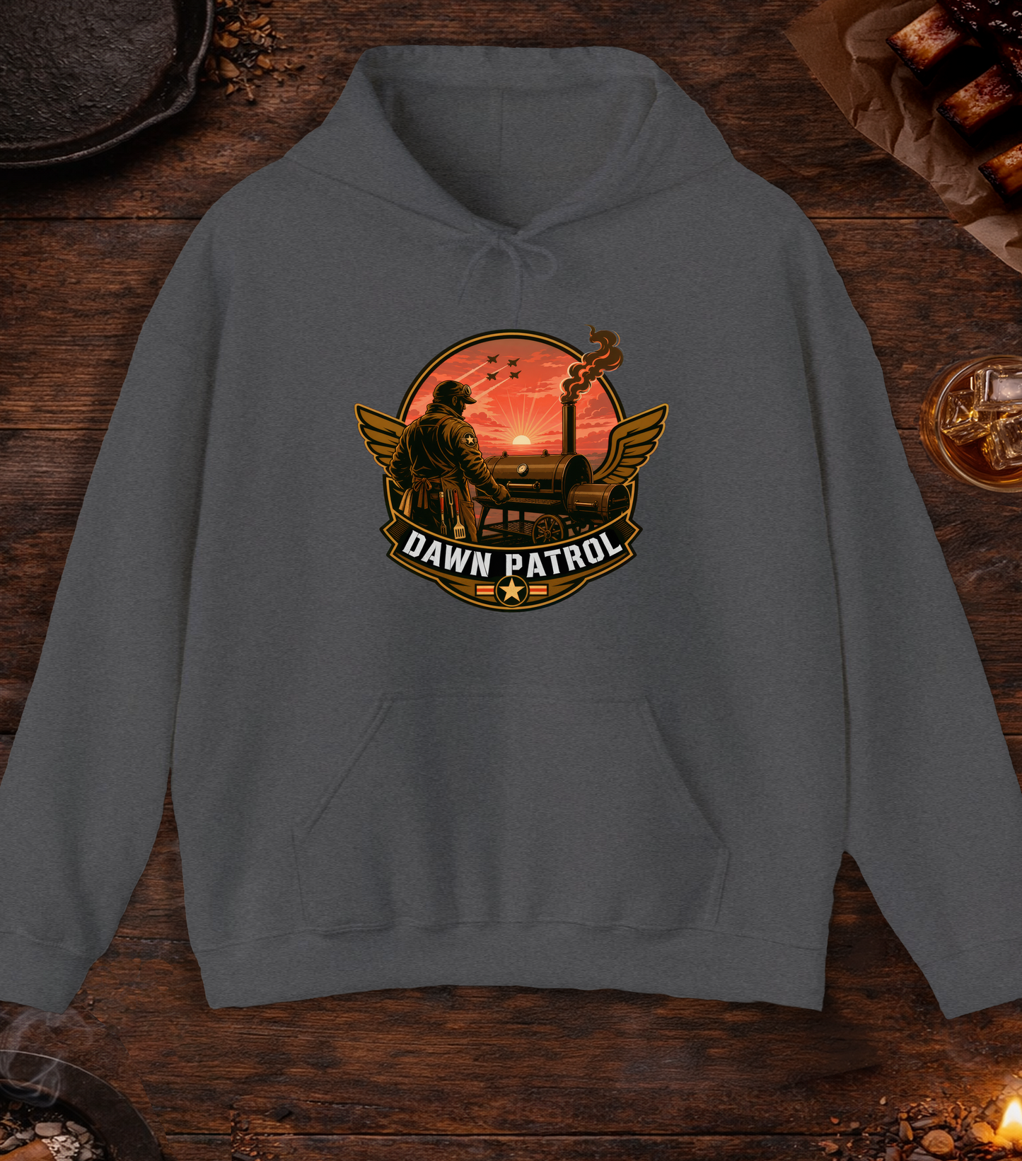 Dawn Patrol Hoodie - Dark Heather