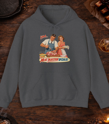 Meat Injection Hoodie - Dark Heather
