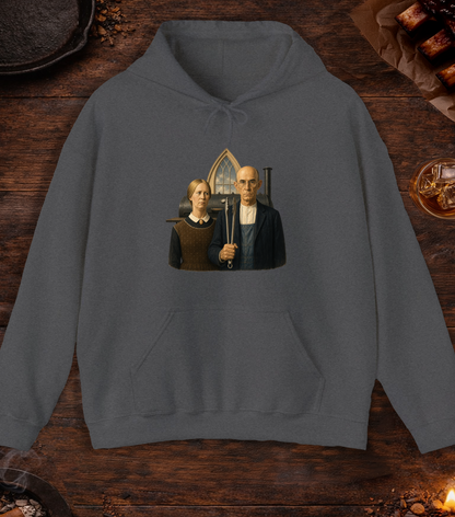 Pitmaster American Hoodie - Dark Heather