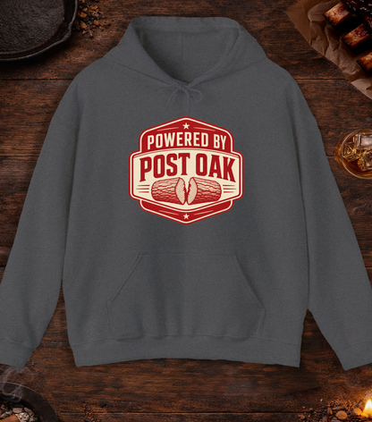 Powered by Post Oak Hoodie - Dark Heather