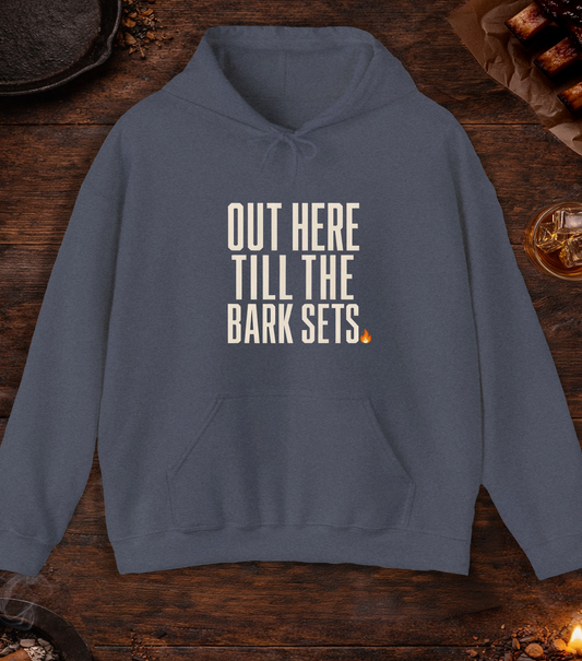 Till the Bark Sets Hoodie - Heather Navy