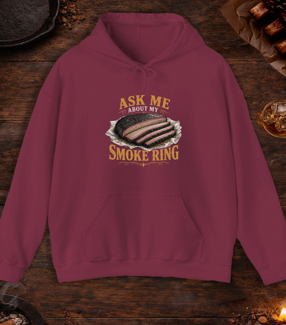 Ask About Smoke Ring Hoodie - Maroon