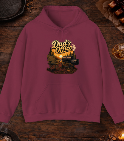 Dad's Office Hoodie - Maroon
