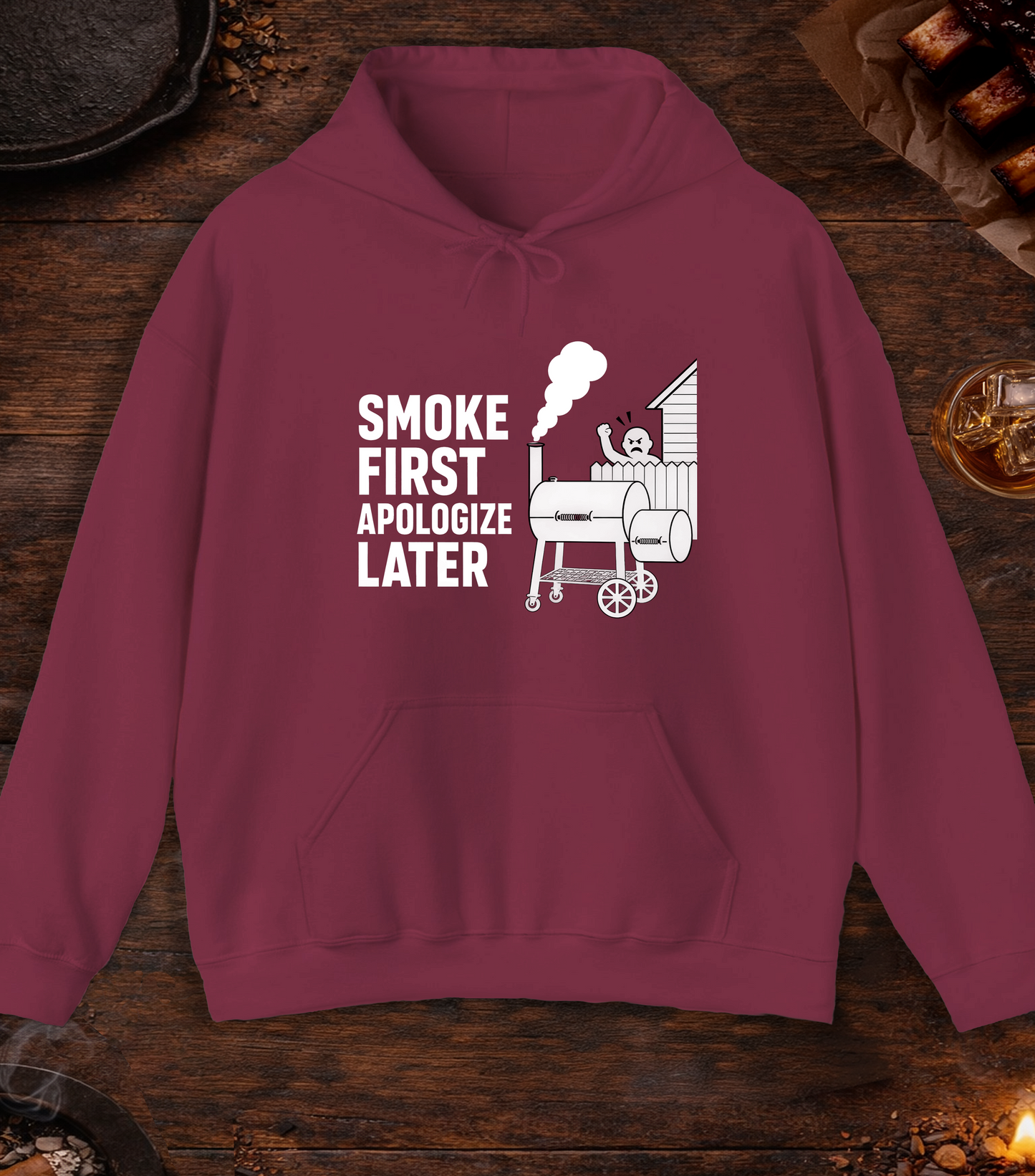 Apologize Later Hoodie - Maroon