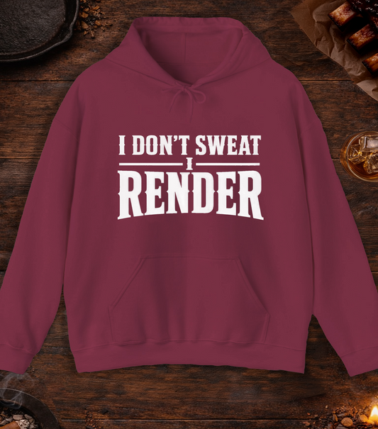I Render Hoodie - Maroon