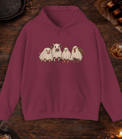 BBQ Ghosts - Maroon