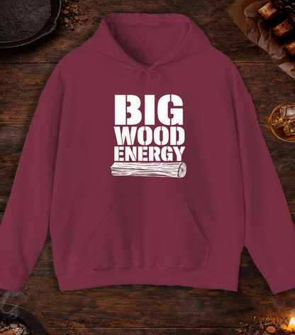 Big Wood Energy Hoodie - Maroon