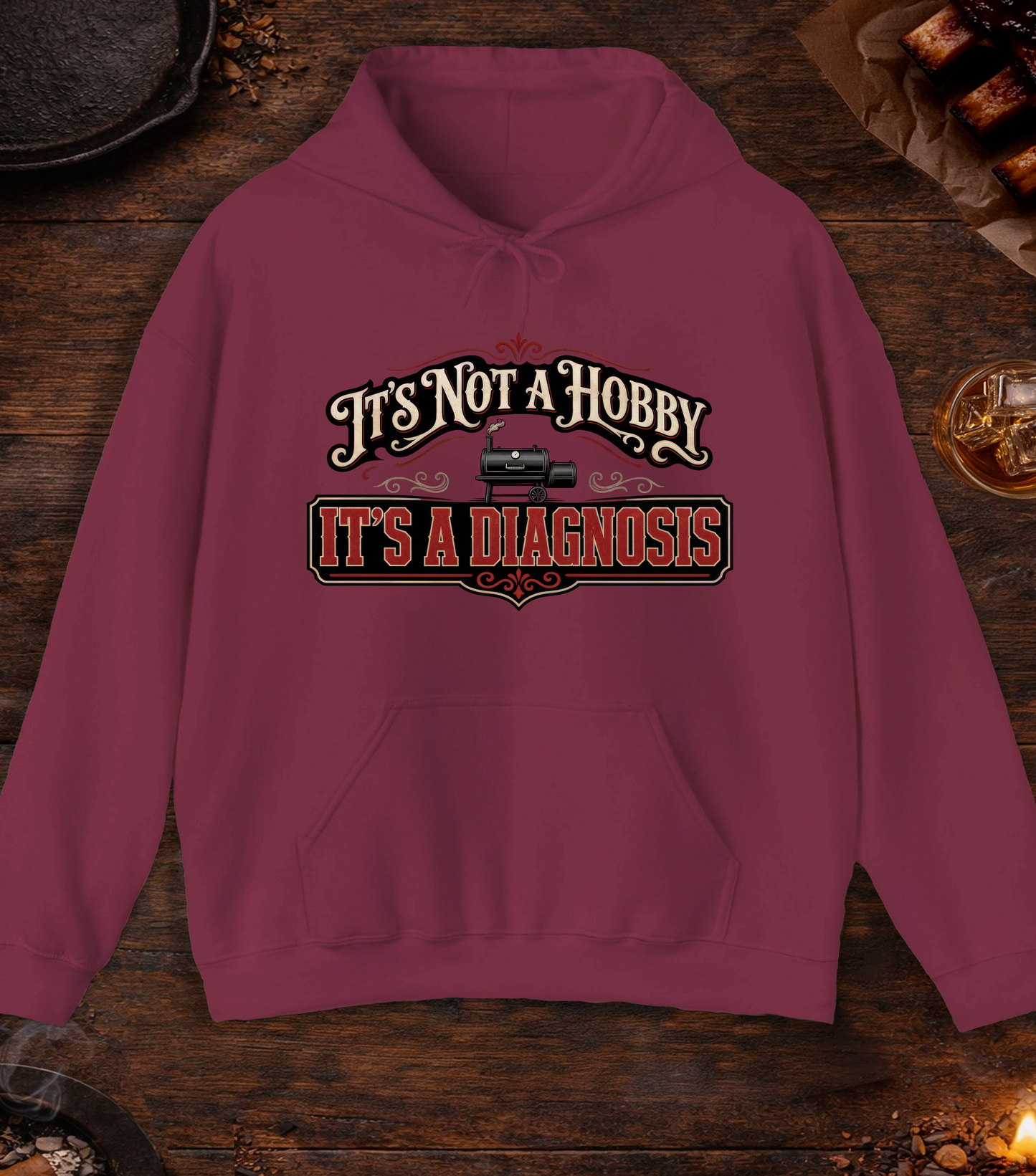 Not a Hobby Hoodie - Maroon