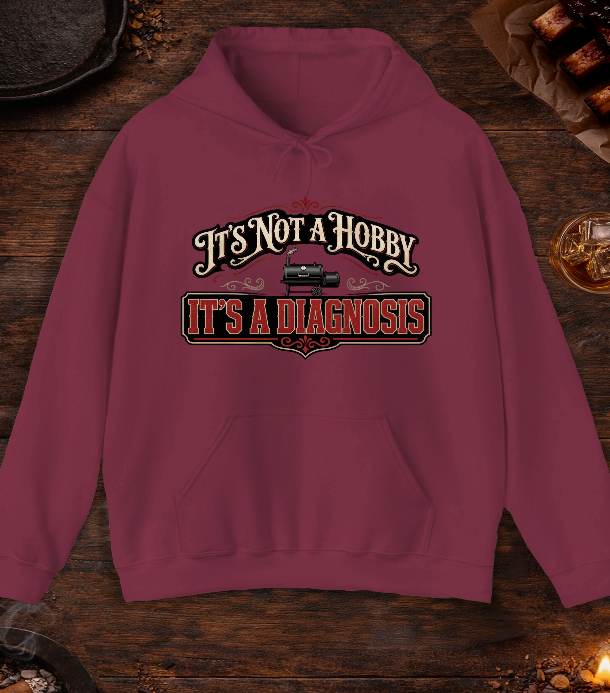 Not a Hobby Hoodie - Maroon