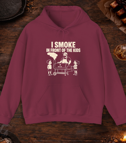 Smoke Kids Hoodie - Maroon
