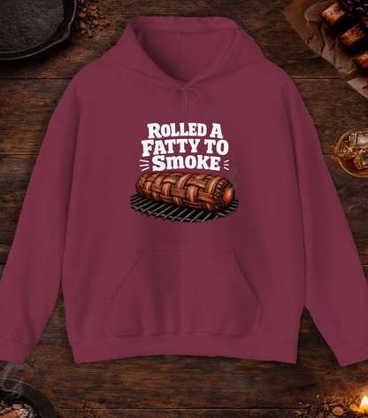 Rolled A Fatty Hoodie - Maroon