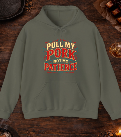 Pull My Pork Hoodie - Military Green
