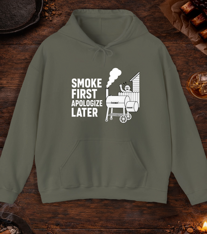 Apologize Later Hoodie - Military Green