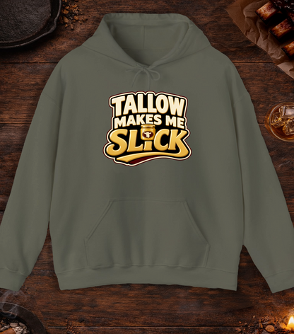 Tallow Slick Hoodie - Military Green