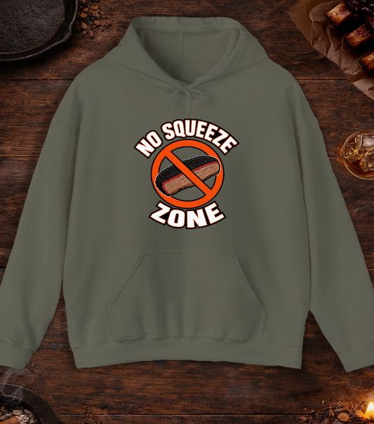 No Squeeze Zone Hoodie - Military Green