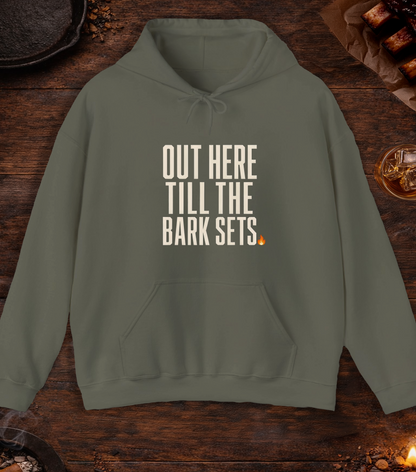 Till the Bark Sets Hoodie - Military Green