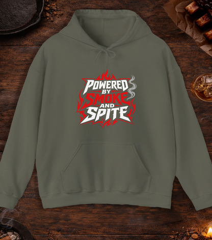 Powered By Smoke and Spite Hoodie - Military Green
