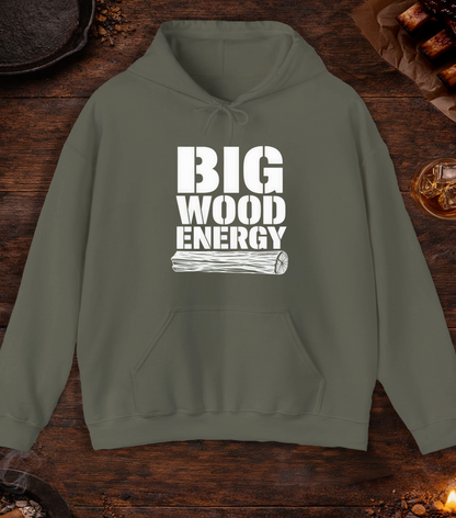 Big Wood Energy Hoodie - Military Green