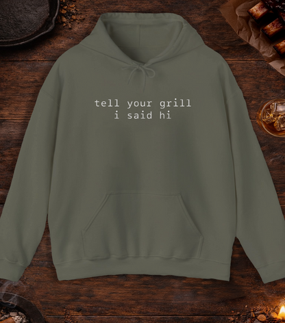 Grill Hi Hoodie - Military Green