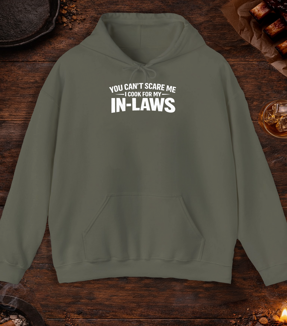 In-Law Cook Hoodie - Military Green