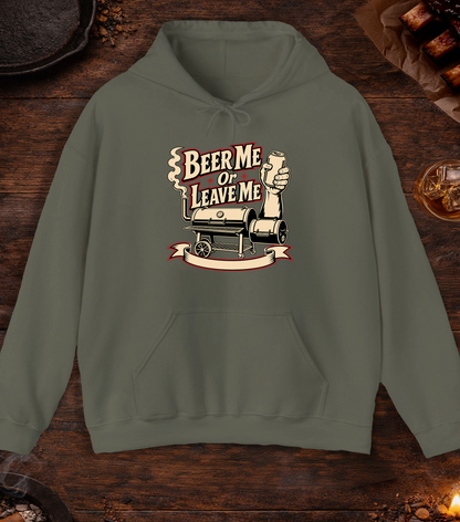 Beer Me Hoodie - Military Green