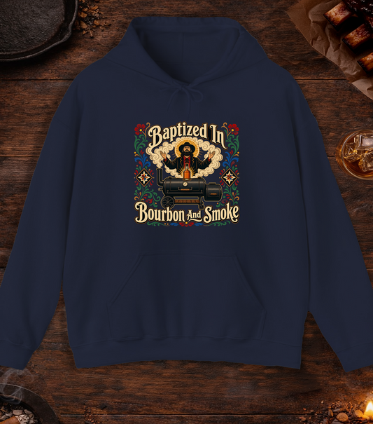 Bourbon And Smoke Hoodie - Navy