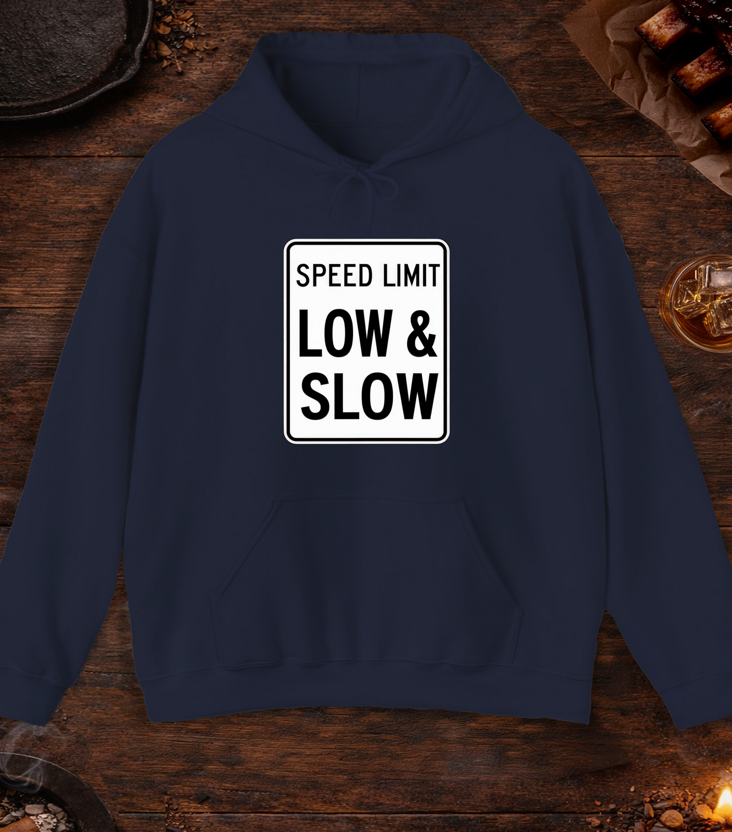 Speed Limit Low Slow Hoodie - Navy