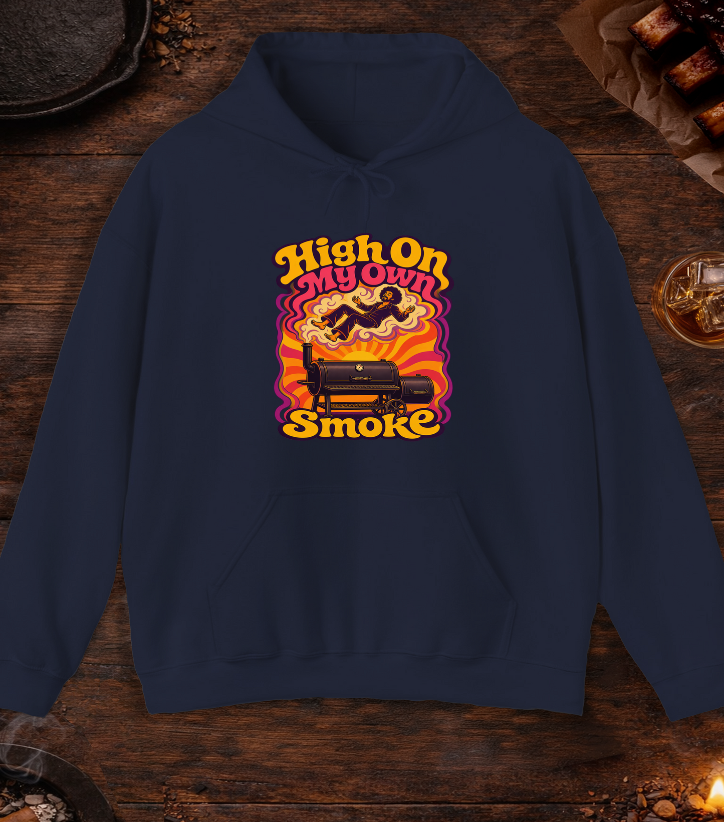 My Own Smoke Hoodie - Navy