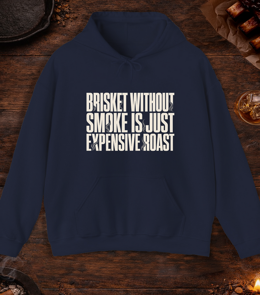 Brisket Without Smoke Hoodie - Navy